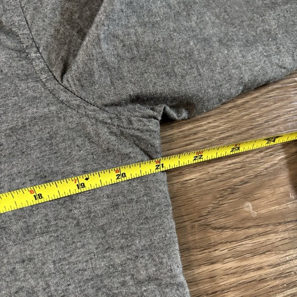 Ash & Erie Heather Charcoal Brushed Shirt Men's Size Medium - Picture 4 of 7